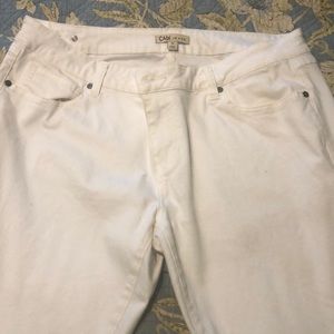 Cabi White Skinny Jeans